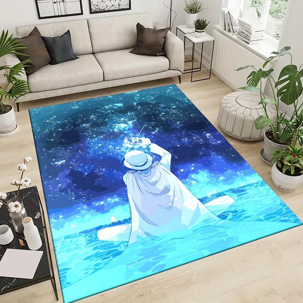 

1pc Magic Boy Pattern Carpet, Area Rug For Living Room Bedroom Room Bed Chair Laundry Entryway Corridor Yard Non-slip Outdoor Camping Rug Fl 60cm by 90cm