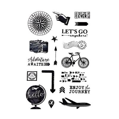 Reusable Silicone Stamps for DIY Scrapbooking Gift Card Making Party Invitations