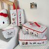 Hello Kitty Travel Organizer Bag Sanrio Kt Cat Portable Luggage Storage Pouch For Trip Business Hand Carry Cosmetic Case