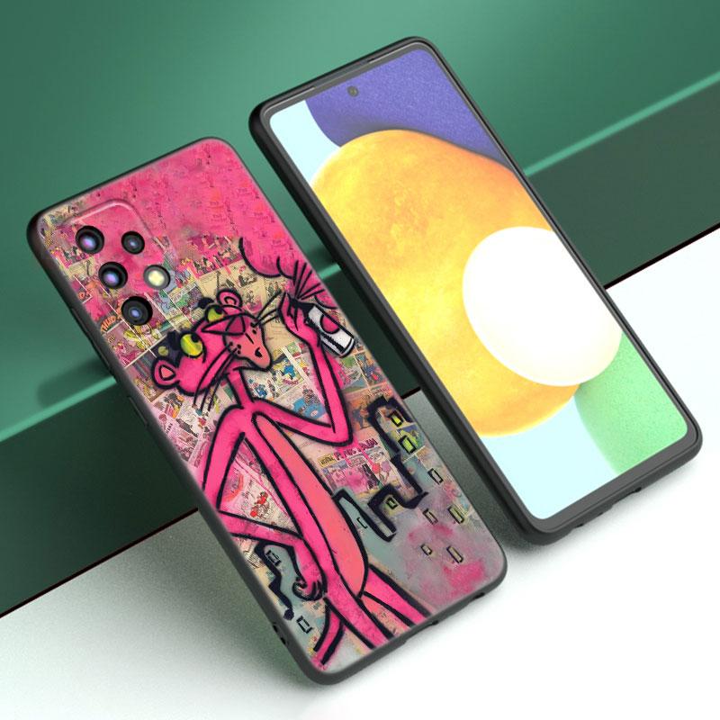 Pink Panther Phone Case For Samsung Galaxy A04 A21 A30 A50 A52 S A13 A14 A22 A23 A32 A53 A73 5G A11 A12 A31 A33 A51 A70 A71 A72