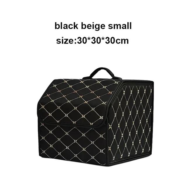 Car Trunk Storage Box Large Capacity Multiuse Tools Storage Bag Auto Leather Stowing Tidying Folding For Emergency Storage Box