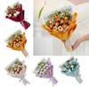 Crochet Flower Bouquet Decoration Shelf Gift Mother's Day Preserved Flower