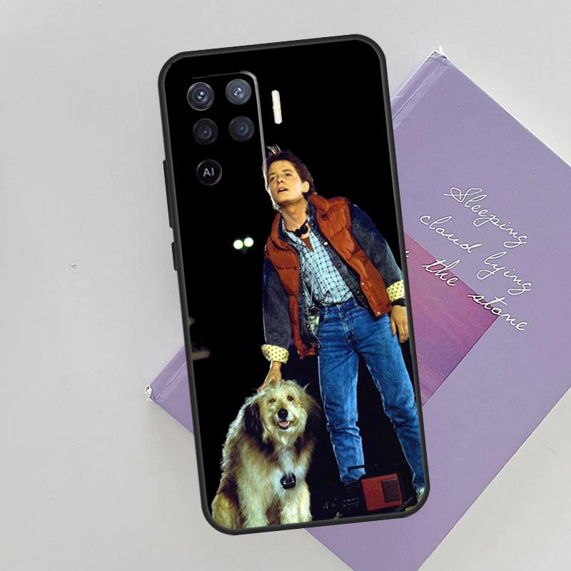 Back To the Future Movie Cover For Oppo A78 A98 A74 A54 A94 A15 A16 A17 A52 A72 A76 A96 A53 A57S A58 A5 A9 Phone Case