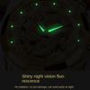 JINSHIDUN Brand Watch Automatic Mechanical Watch Tuhao Gold Dragon Watch Waterproof Glow-in-the-dark Men's Watch