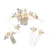 2024 Bridal Hair Comb Set: Updo Accessories for Wedding Gown & Mother's Headpiece