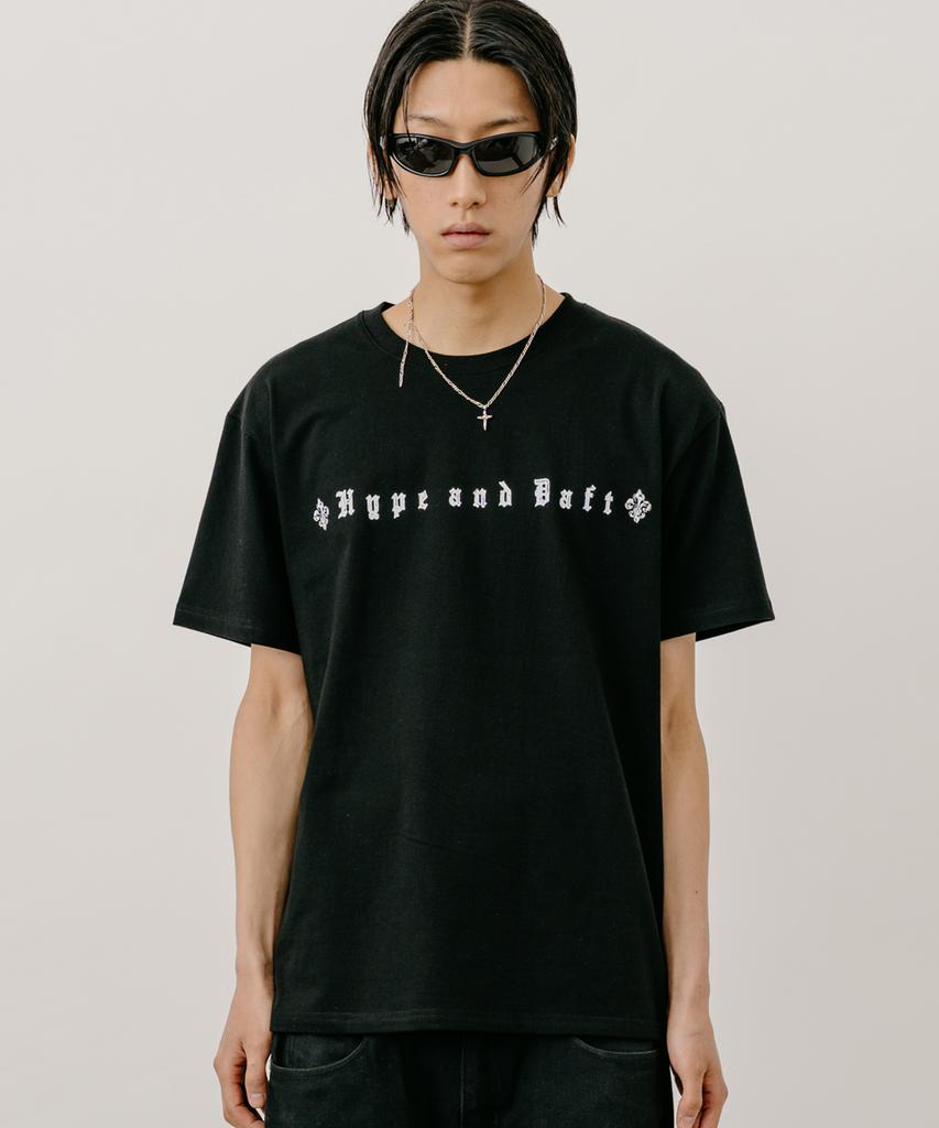 VASTIC Lettering T-Shirt_Black