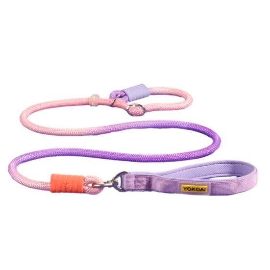 Slip Lead Dog Leash 5Ft Heavy Duty Rope Leash No Pull Pet Training Lead Slip Leash for Large Medium Dogs S фиолетовый