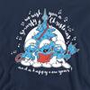 The Smurfs Unisex Adult Smurfy Christmas Carols Sweatshirt