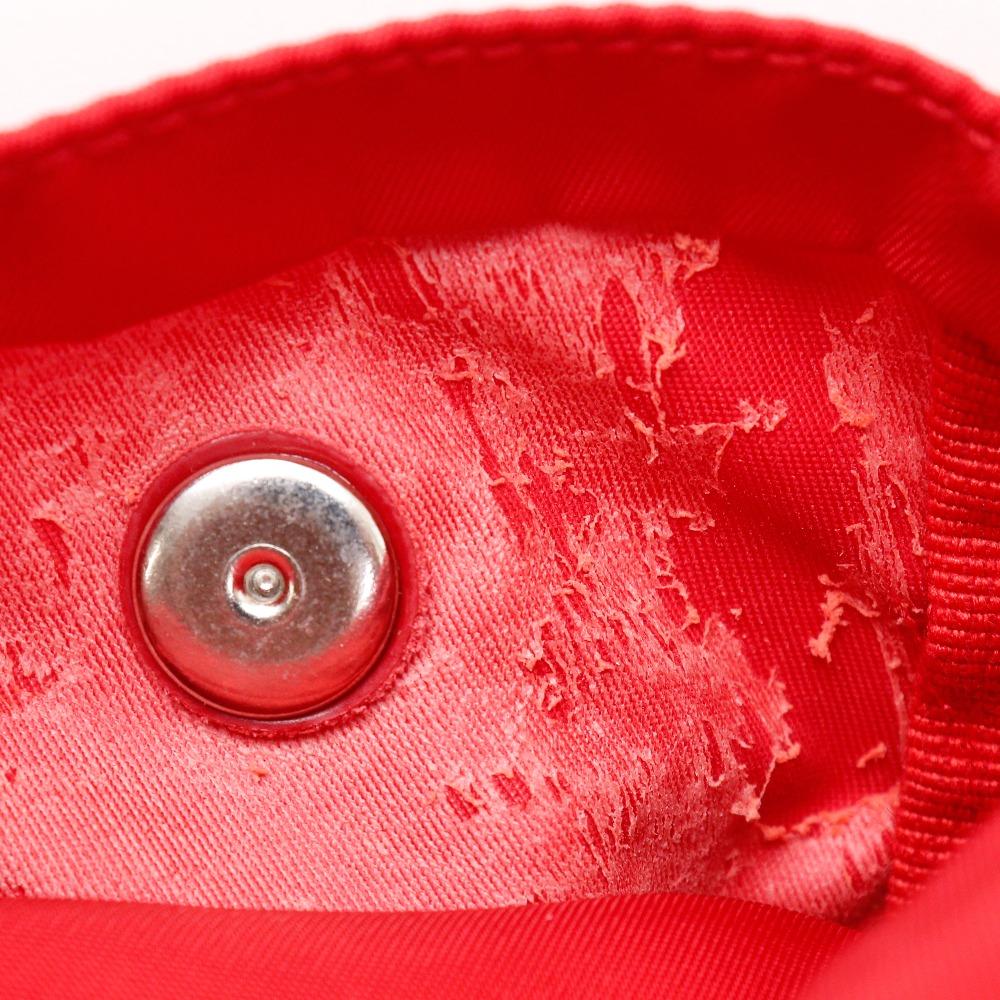 PRADA Backpack Daypack BZ6677 VERA SPORT ROSSO Red Nylon Women Used