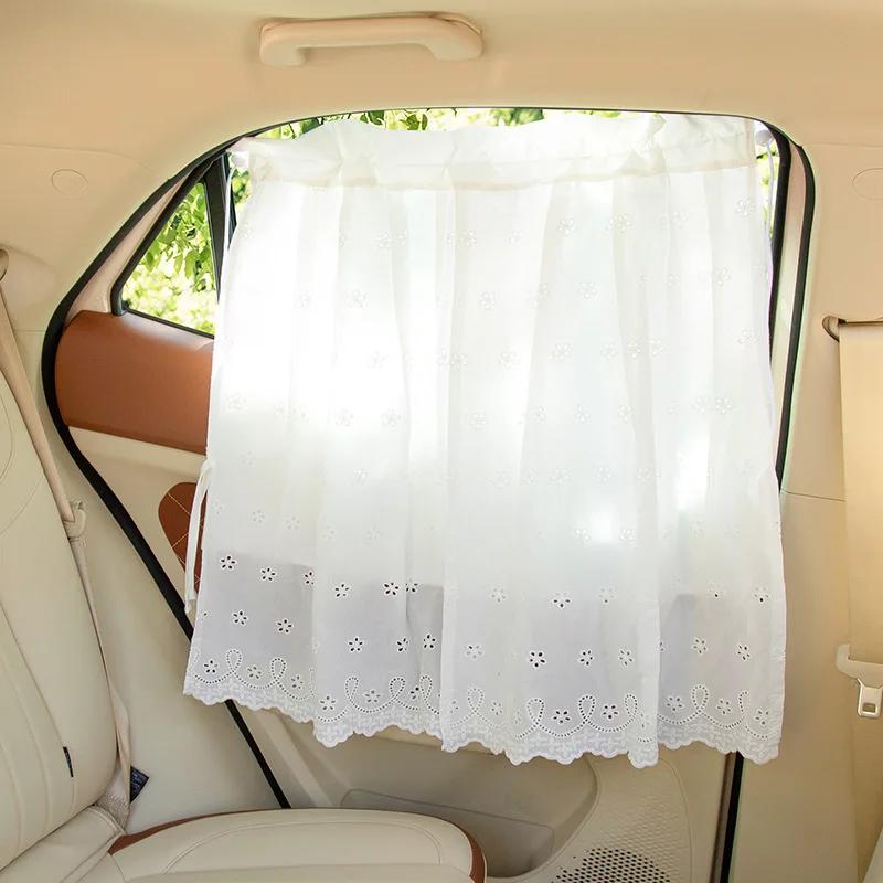 

Летняя вышивка Автомобильный солнцезащитный козырек Отделка Детский дорожный протектор конфиденциальности Шторка Присоска Защита от солнца на боковое окно Тепло