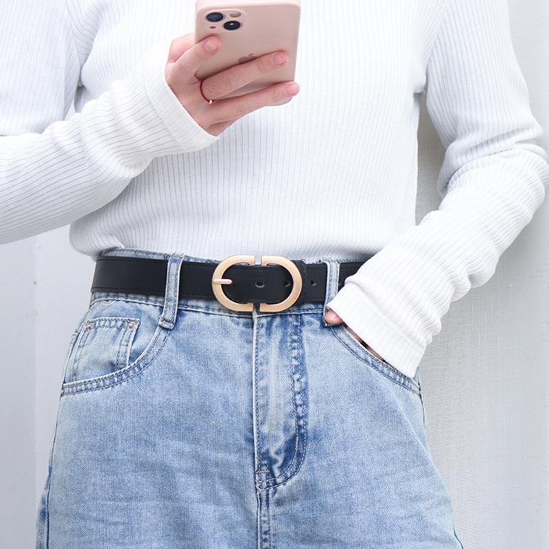105 cm Damski Pasek Metalowa Klamra Pasek Garnitur Dżinsy Akcesoria Odzieżowe
