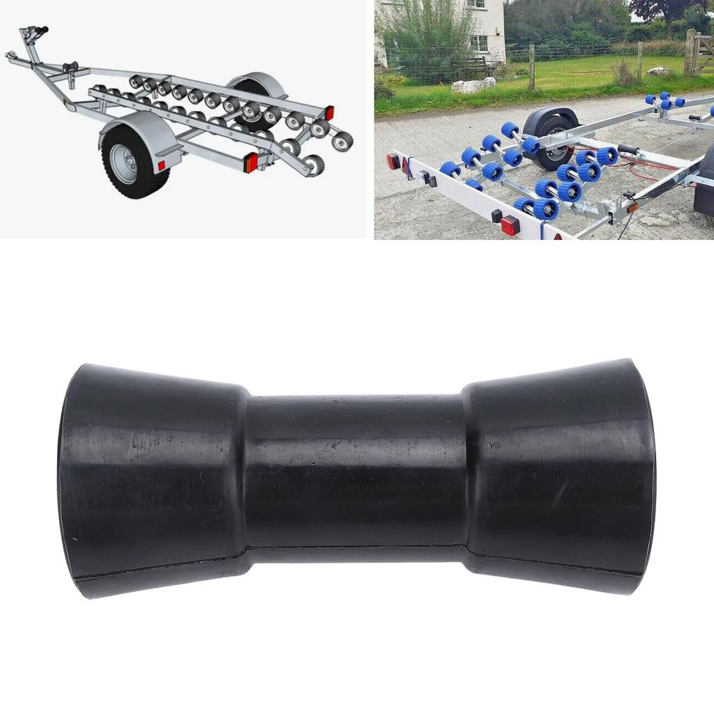 6" Heavy-Duty PU Marine Keel Roller for Boat Trailers