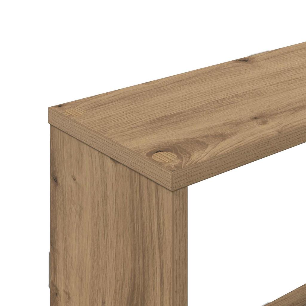 Wall Shelf Artisan Oak 122 X 18 X 60 Cm Engineered Wood