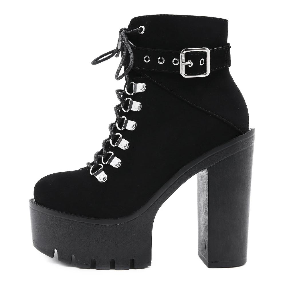 Obcasy 13cm 2024 Europejskie i Amerykańskie Klamra Pasek Krótkie Buty Sceniczne Nowe Seksowne Buty do Występów LHX