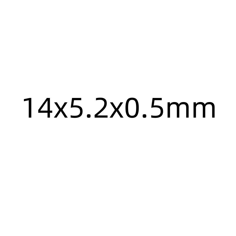 10 ks mosazných podložek těsnění 14x5,2x0,5mm Skladovací olej Fosforový bronz Podložka 10x5,2x0,5mm Příslušenství pro skládací nože Nástroje 12x5,2x0,5mm 14x5.2x0.5mm