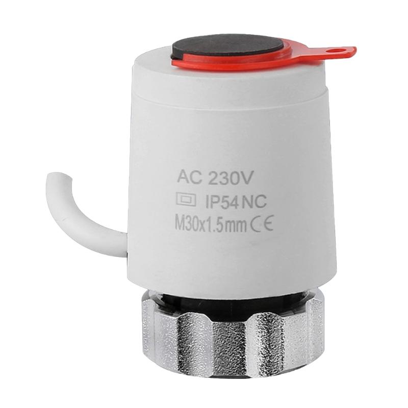 Small  230V Thermal Electric Valves Actuator with 2 Wire Connection Radiant Heating Component for Floor Heating Manifold