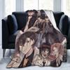 Bungou Stray Dogs Nakajima Atsushi Serie TV Chuuya Nakahara Coperta di Flanella Morbida Calda Accogliente Leggera per Bambini Adulti