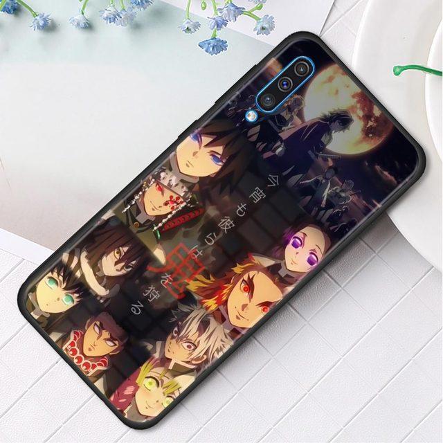 

Силиконовый чехол для Samsung Galaxy A50 A70 A10 A20e A30 A40 A20s A10s A10e A80 A90 A60 A30s, чехол в виде ракушки, Demon Slayer Kimetsu, аниме For Samsung A50s