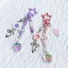 Multipurpose Love Star Bowknot Charm Portable Key Holder for Stylish Women Practical Bag Accessory for Daily Use