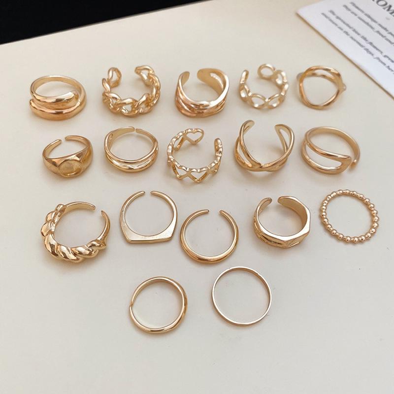 Artistic Retro Geometric Resin Ring - High-End Versatile Fashion Jewelry