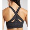 Gymshark Adapt Animal Seamless Sports Bra Wild   Black B3a5m Bbqb
