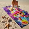 Fantasy Labu-bu Unicorn Journey Beach Towel, Super Soft Microfiber, Gift for Her/Him, Birthday, for Pool, Beach, Travel, Home Decor Fan Gifts