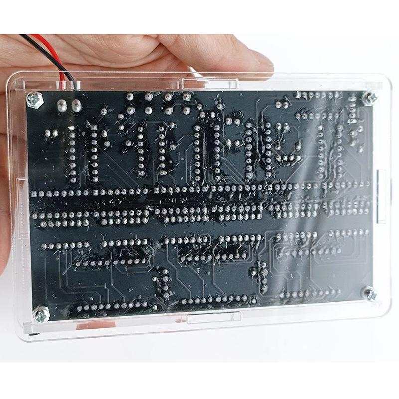 6-Digit DIY Electronic Clock Kit, Welding Practice, DC 4.5V-5.5V