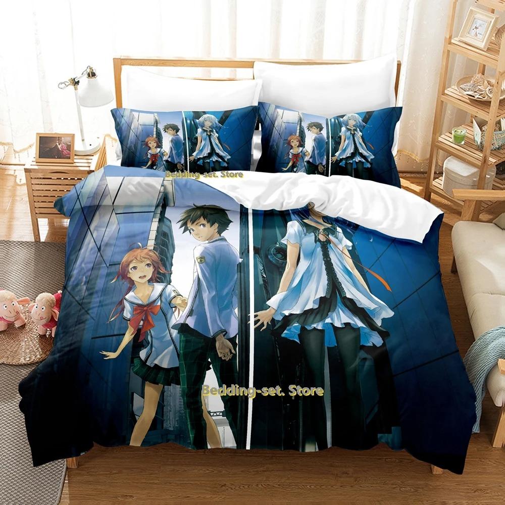 Beatless Bedding Set Single Twin Full Queen King Size Bed Set Adult Kid Bedroom Duvetcover Sets Print Anime Bed Sheet Set