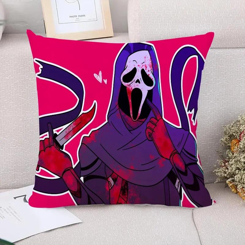 Ghostface Cushion Cover for Pillow Covers Decorative Short Plush Pillowcases X Cushions Pillowcase  Twin Size Bedding