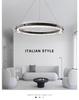 Nordic Minimalist Chandelier: Modern Glass Light for Living Room, Bedroom, Study, or Restaurant