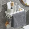 Shelf Kitchen Sponges Rag No Punching Holder Stand Abs Sink Organizer Rack Retractable