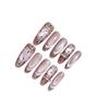 Crystal Fragrance Polka Dot Girl Handmade Wearable Nail Stickers