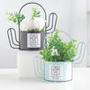 Portable Plant Stand Planter Decoration Florist Decorative Flower Stand Container Wrought Iron Cactu