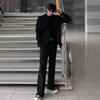 Men's Oversized Casual Blazer - Single Breasted Notched Lapel Relaxed Fit Suit Jacket