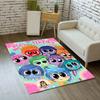 1pc Inside Out Pattern Area Rug Soft Flannel Floor Mat for Living Room,Office,Bedroom and Carpet,Sofa Coffee Table Floor Mat