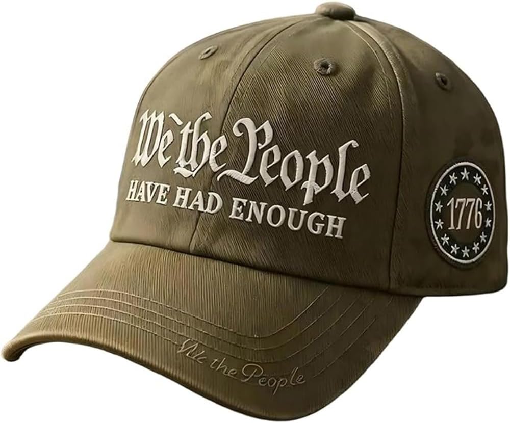 Vintage 250Th Anniversary Usa Hat We The People Have Had Enough Baseball Cap
