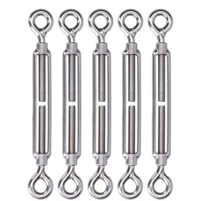 5 Pièces Tendeur Œil et Œil Tension Câble Acier Inoxydable 304 Matériel Voile d'Ombrage M4