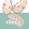 4pcs Silicone Pads for Women's Shoes Non-slip Inserts Self-adhesive Forefoot Heel Gel Insoles for Heels Sandals Foot Pad