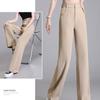 Fashionable Summer Loose Straight-Leg Split Pants for Women