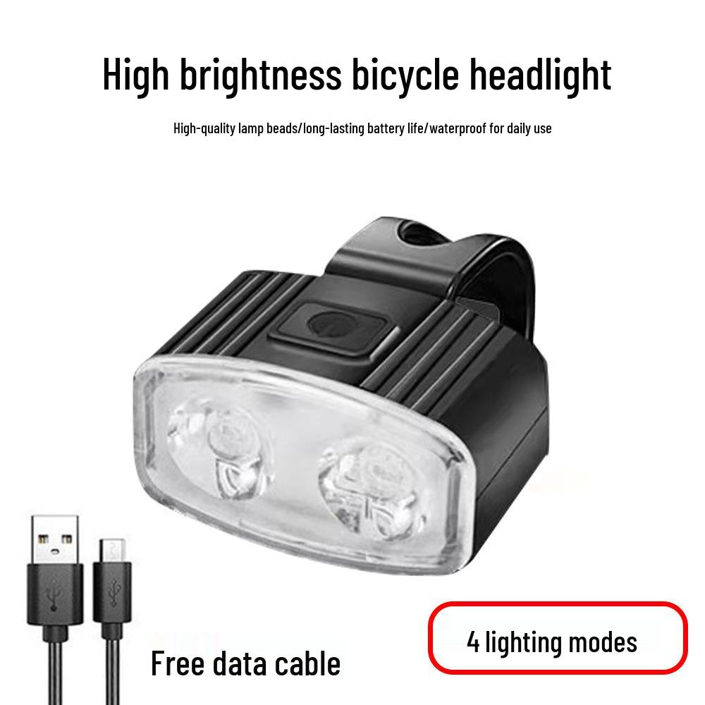 Super Bright Rainproof Front & Tail Bicycle Lights - High Visibility Night Cycling Accessories