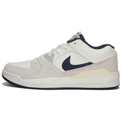 Stadium 90 Antypoślizgowe Odporne na ścieranie Niskie buty do koszykówki w stylu vintage Męskie Beżowe Szare Jordan IB4713-041