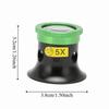 5X/10X/15X/20X Magnification Eye Loupe Sapphire Glass Jewelers Loupe  Rocks Analysis