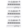 9Pcs Concave Convex Paper Craft Dies Plastic Material DIY Embossing Template  Handcraft Decoration
