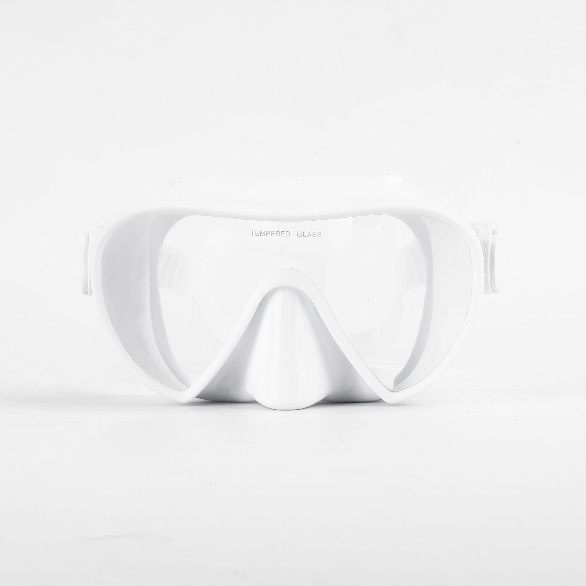 

Adult Waterproof Diving Mask & Snorkeling Goggles Set, Anti-Fog, Large Field of View, Unisex, Large Frame