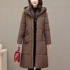 Fashion Winter Long Coat Female Clothes Hooded Thick Warm Casual Winter Jacket Women's Parkas
