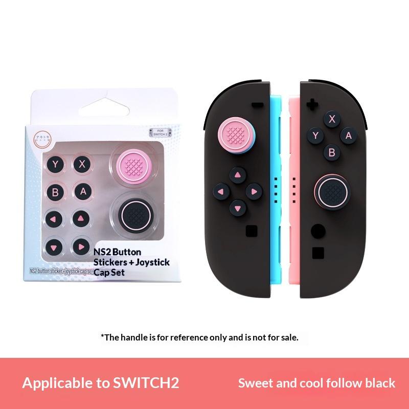 Thumb Button Caps For Switch 2 Joysticks Controller Colorful Silicone Cap For Switch 2 Handle Accessories
