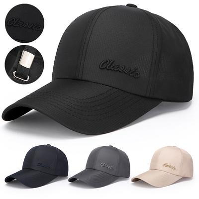 Frühling Herbst männer Gestickte Brief Baseball Kappe Mittleren Alters Sonnenhut Outdoor Sport Visier Hüte Angeln Hut Spitzen Kappe