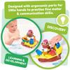 TOMY Toomies Piraten-Bade-Baby-Badespielzeug, Dusch-Baby-Spielzeug für Wasserspiele in der Badewanne, Kinder-Badespielzeug geeignet für Kleinkinder & Kinder, Jungen & Mädchen ab