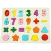 Wooden Puzzle Number Signs Learning To Count