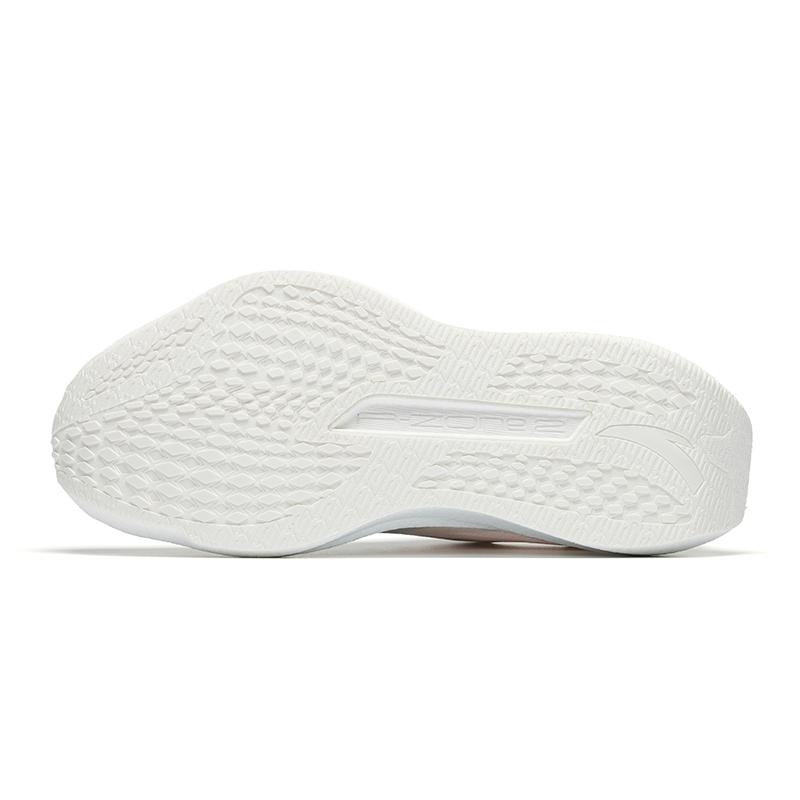 Anta Scarpe da Corsa SE per Uomo con Cadenza Zona 2 Basso Profilo Bianco Papiro/Rosso Scuro Vivace al Neon 912645529-9